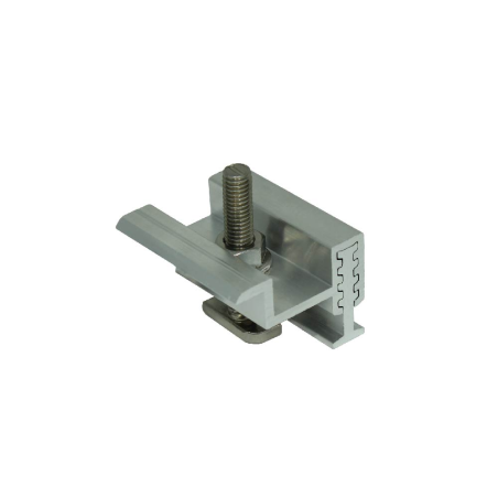 Coplanar solar fixing roof tile kit for 2 panels