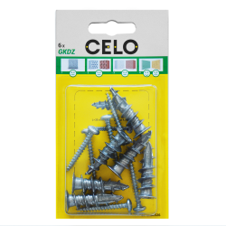 Product image of blister plasterboard plug GKDZ mit Schraube