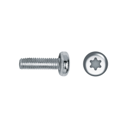 Metric screw pan head 8.8 DIN 7985