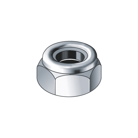 Blister Nut with nylon insert lock DIN 985