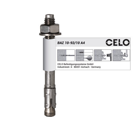 Product image of single label quick-fix anchor BAZ stainless steel A4
